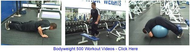 Bodyweight 500 Workout