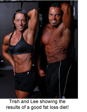 Trish and Lee after following the Low Carb Diet